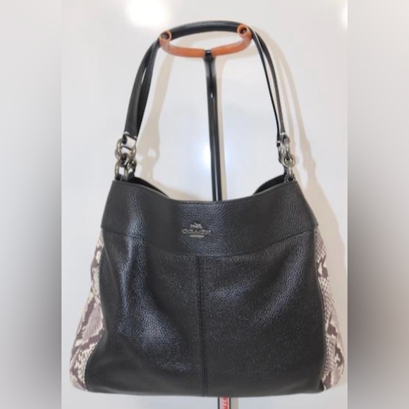 AUTHENTIC COACH LEXY W/ SNAKE EMBOSSED - Picture 5 of 14
